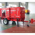 Trailer type drainage pump truck